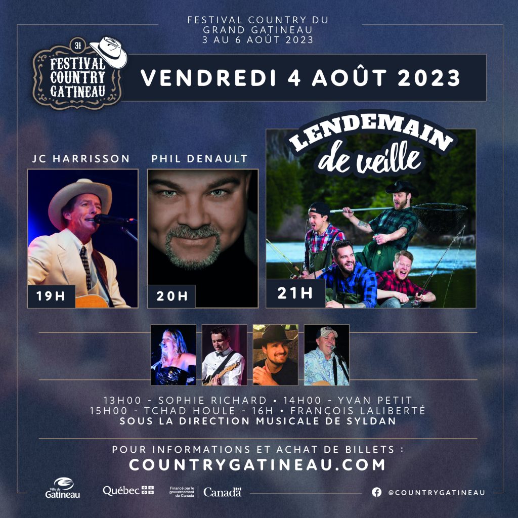 Spectacles country Festival Country Gatineau