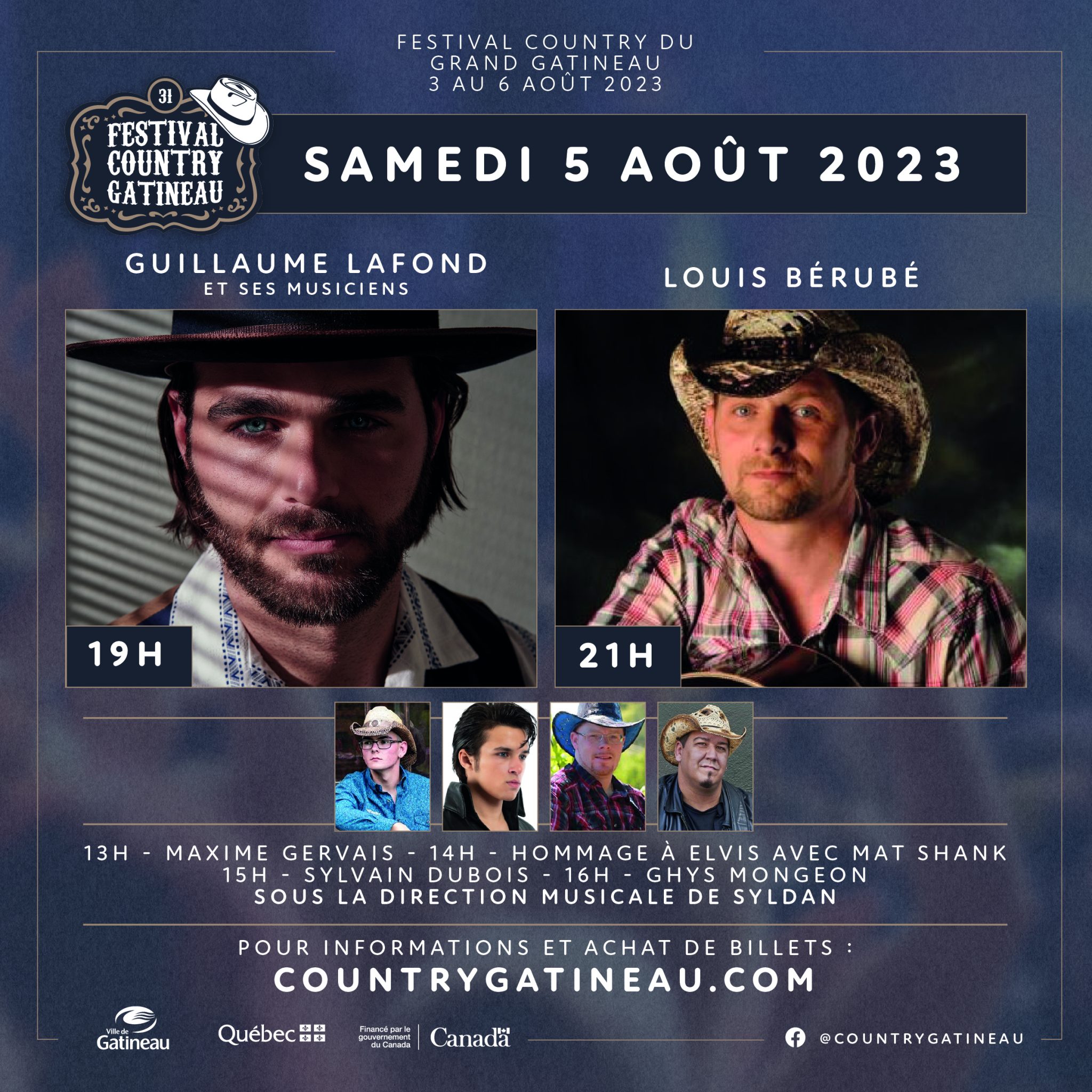 Spectacles country Festival Country Gatineau