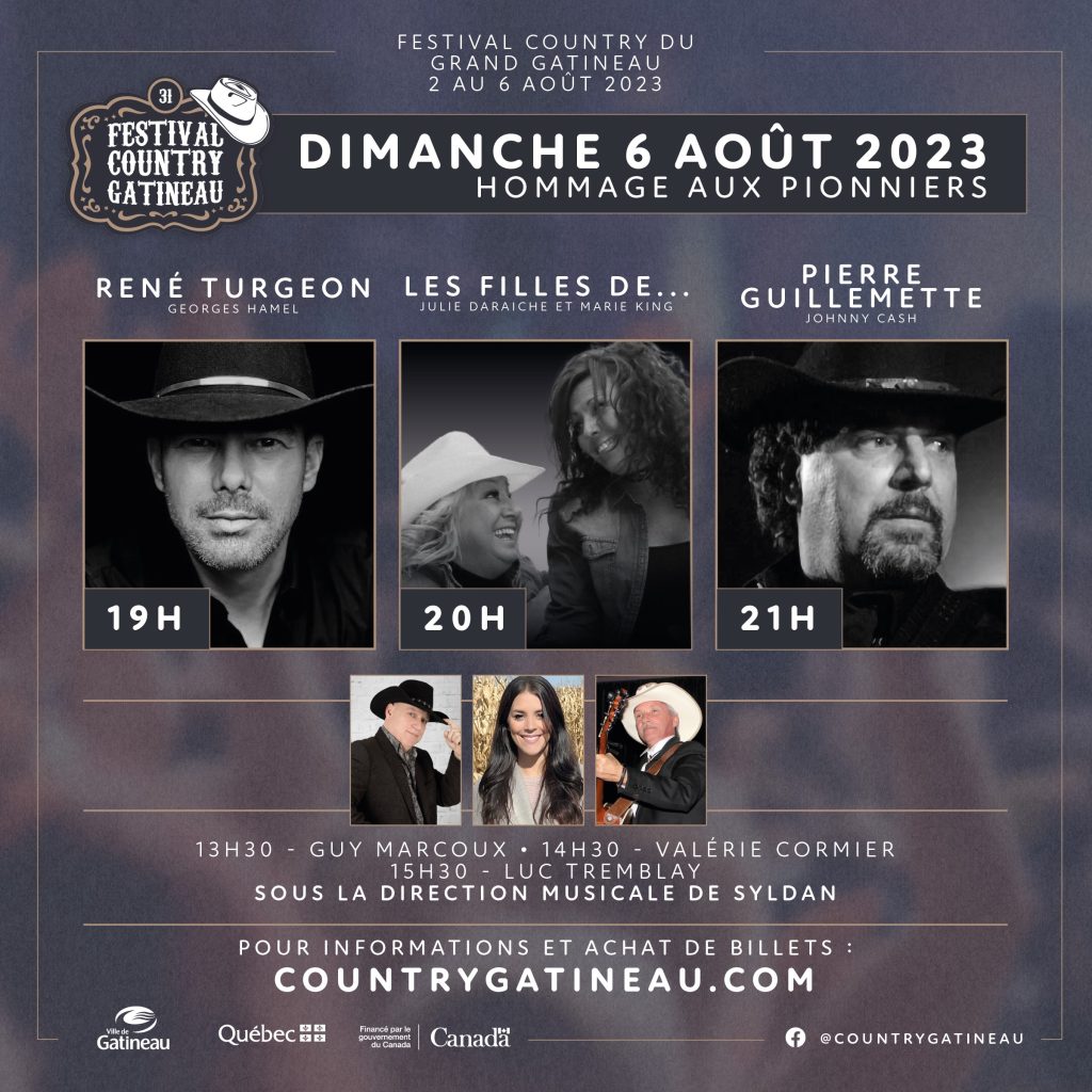 Spectacles country Festival Country Gatineau